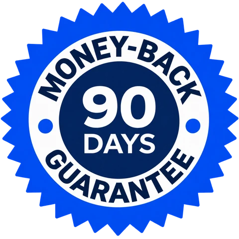 90-day money-back guarantee